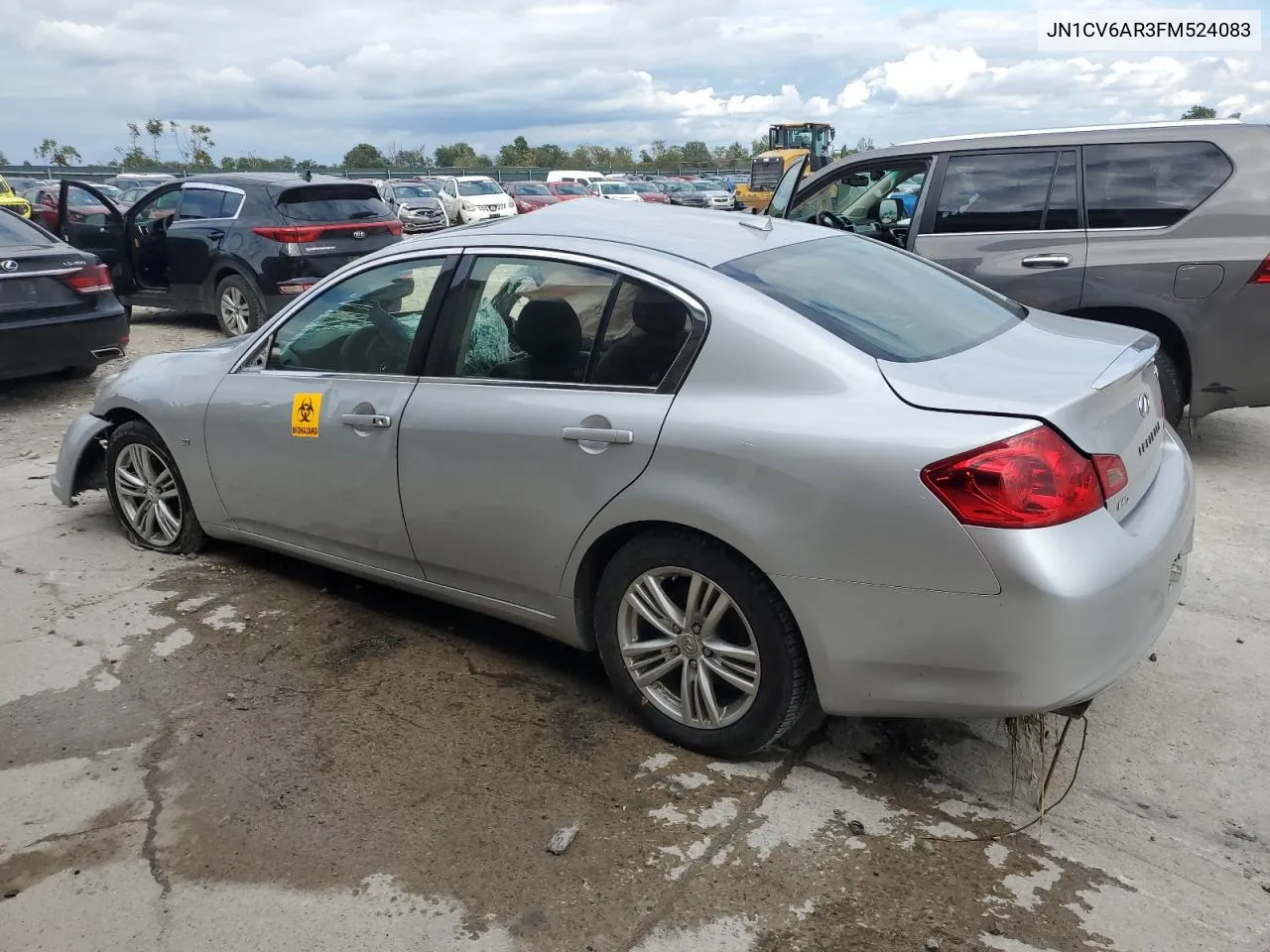 2015 Infiniti Q40 VIN: JN1CV6AR3FM524083 Lot: 73520634