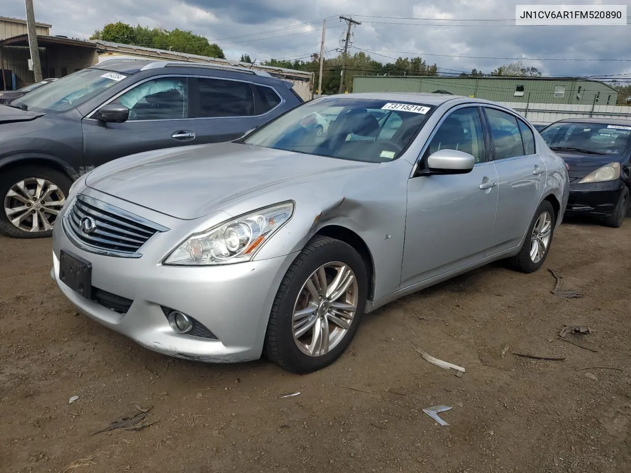 2015 Infiniti Q40 VIN: JN1CV6AR1FM520890 Lot: 73715214