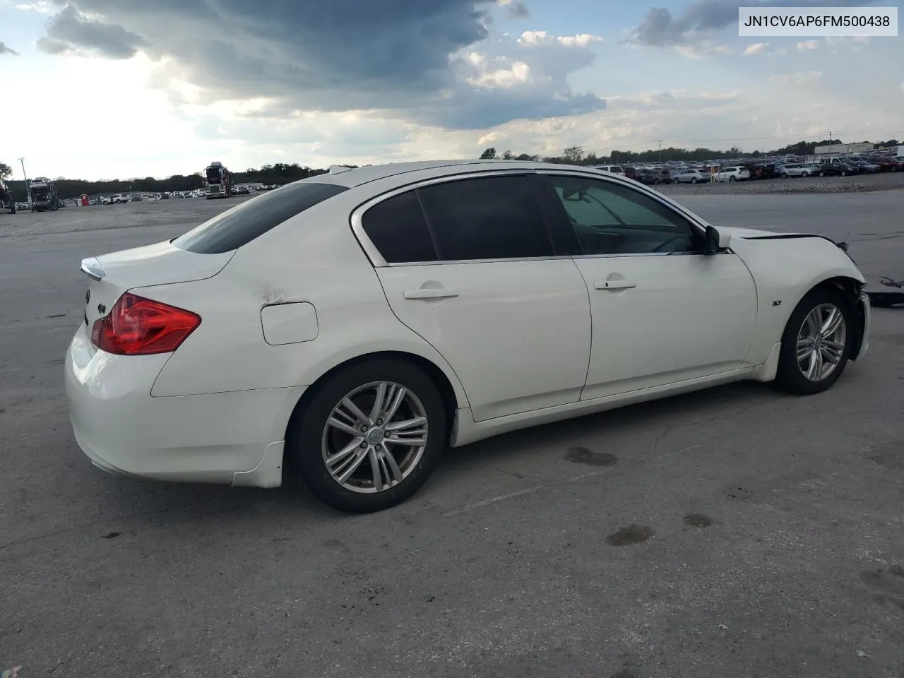 2015 Infiniti Q40 VIN: JN1CV6AP6FM500438 Lot: 74081644