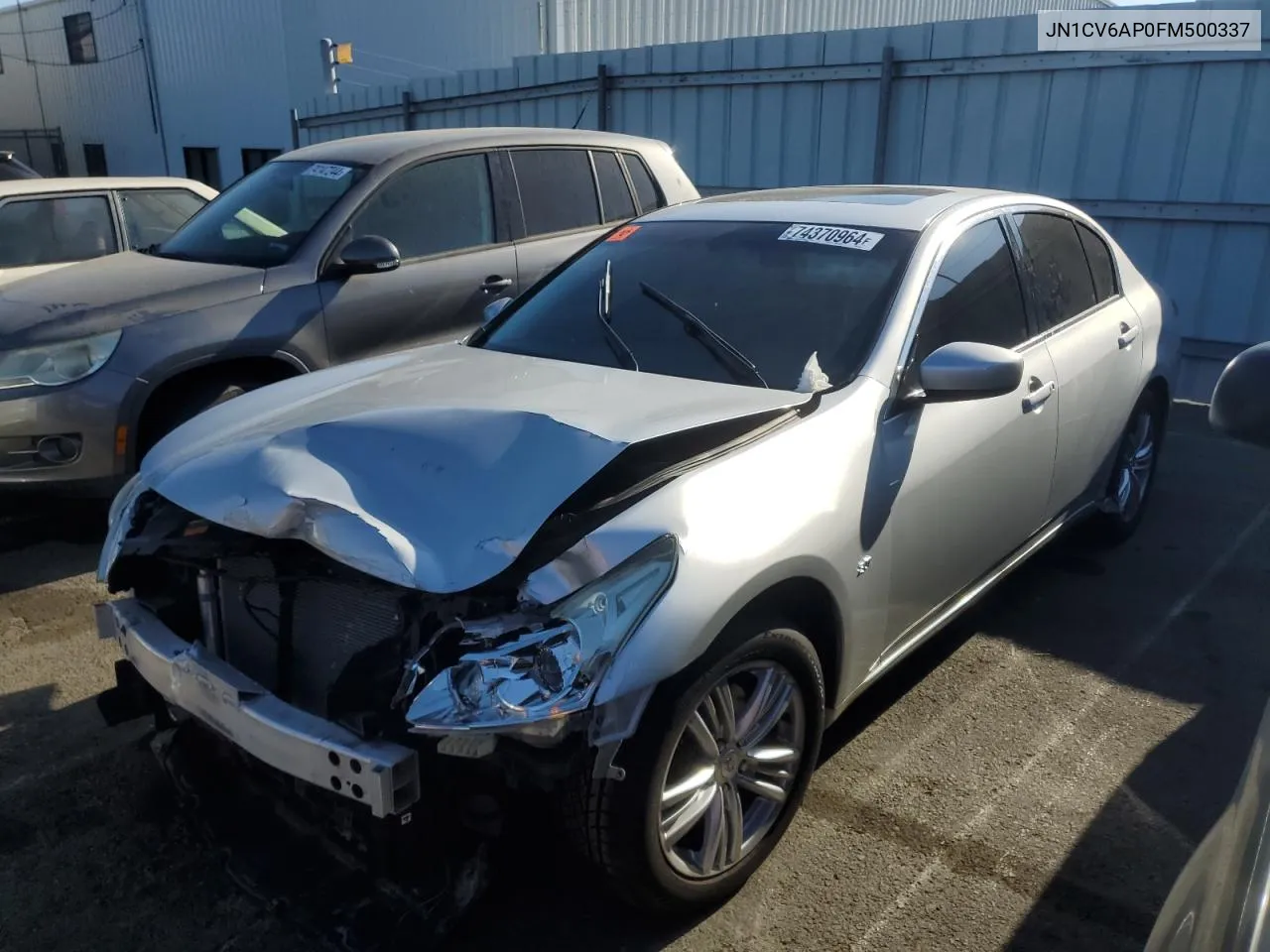 2015 Infiniti Q40 VIN: JN1CV6AP0FM500337 Lot: 74370964