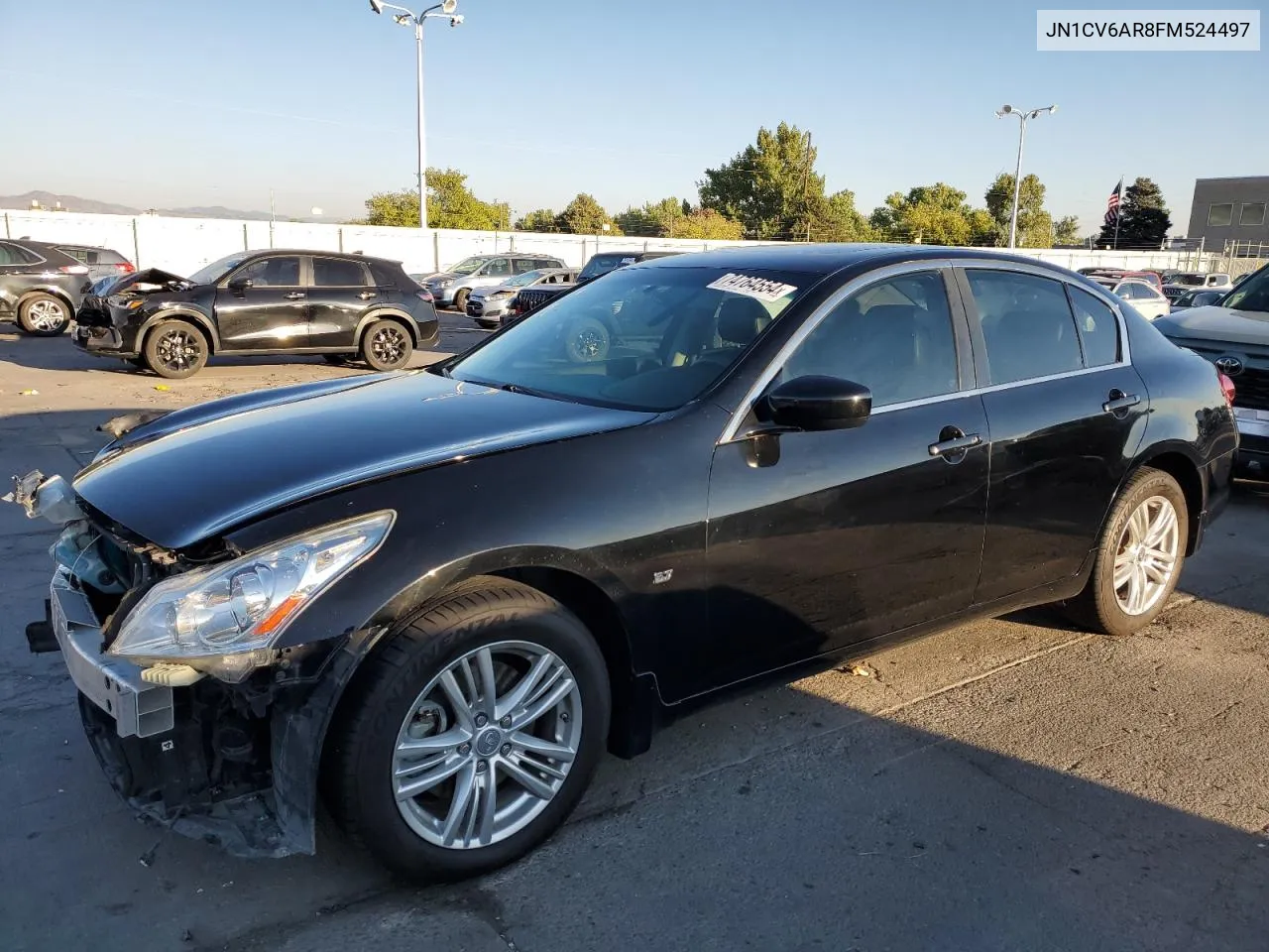 2015 Infiniti Q40 VIN: JN1CV6AR8FM524497 Lot: 74764554