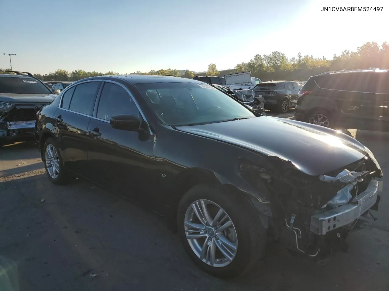 2015 Infiniti Q40 VIN: JN1CV6AR8FM524497 Lot: 74764554