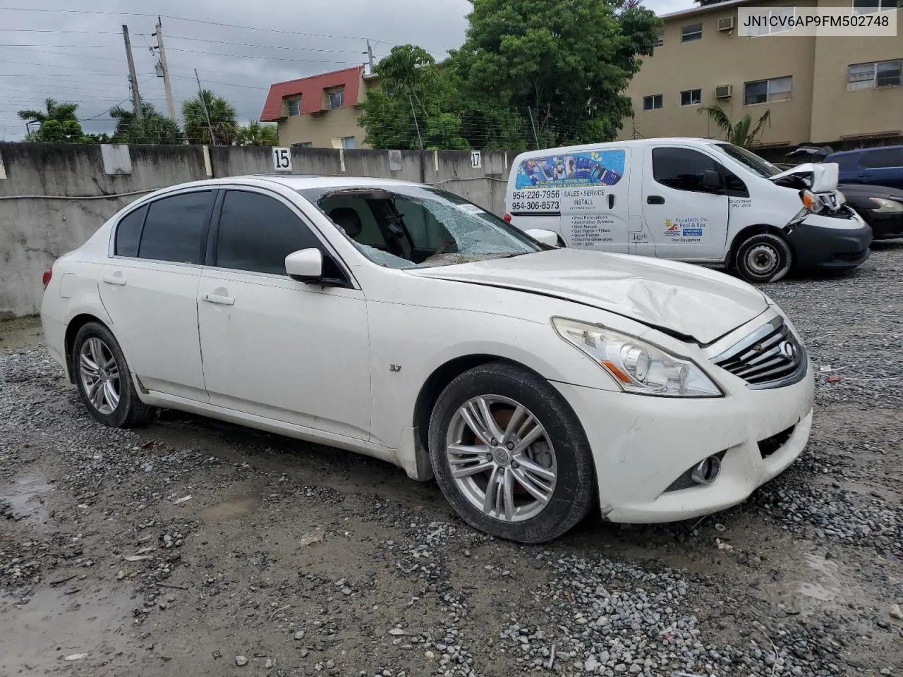 2015 Infiniti Q40 VIN: JN1CV6AP9FM502748 Lot: 74823204