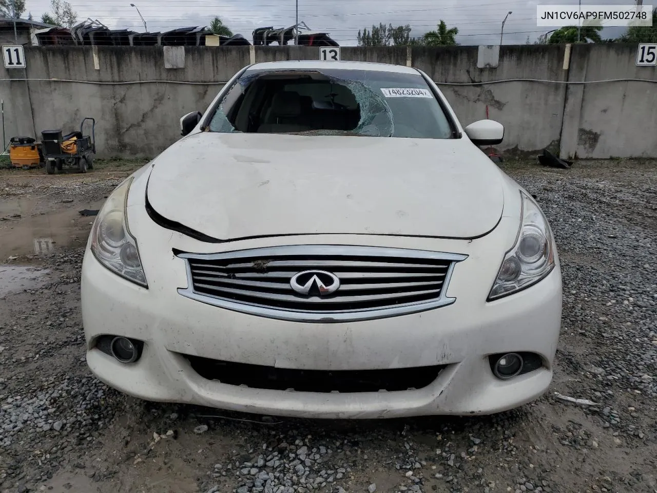 2015 Infiniti Q40 VIN: JN1CV6AP9FM502748 Lot: 74823204