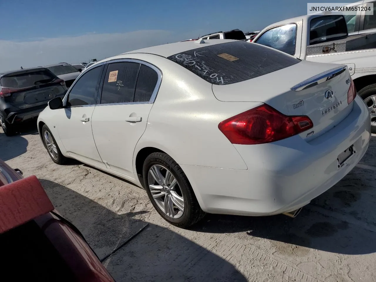 2015 Infiniti Q40 VIN: JN1CV6ARXFM651204 Lot: 75376854