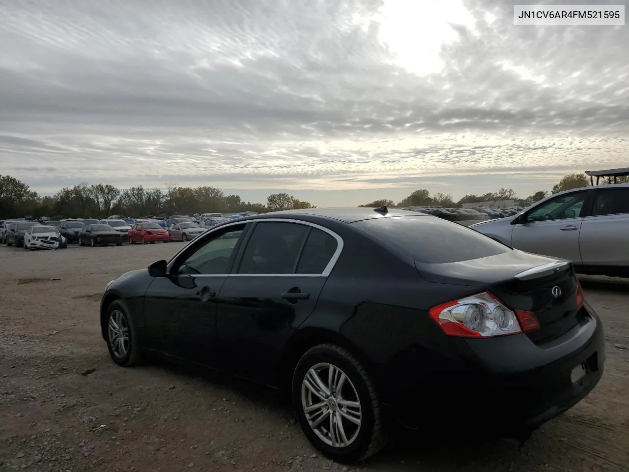 2015 Infiniti Q40 VIN: JN1CV6AR4FM521595 Lot: 75640594