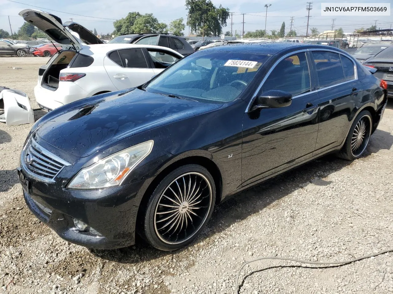 2015 Infiniti Q40 VIN: JN1CV6AP7FM503669 Lot: 75824144