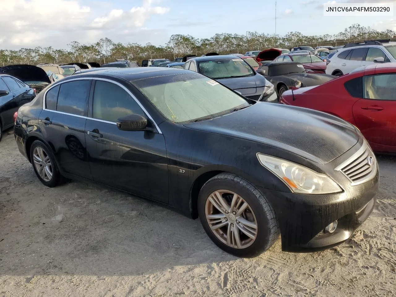 2015 Infiniti Q40 VIN: JN1CV6AP4FM503290 Lot: 76377584