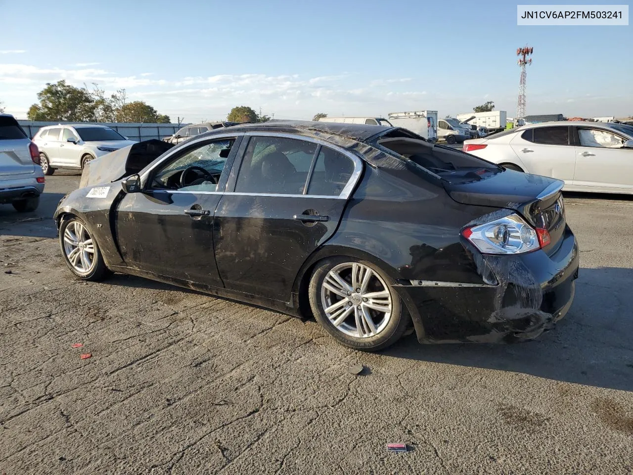 2015 Infiniti Q40 VIN: JN1CV6AP2FM503241 Lot: 76603364