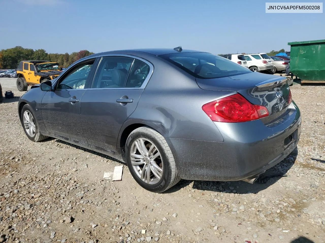 2015 Infiniti Q40 VIN: JN1CV6AP0FM500208 Lot: 77498594