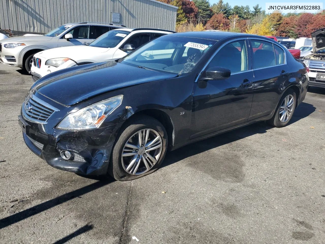 2015 Infiniti Q40 VIN: JN1CV6AR3FM522883 Lot: 77555294