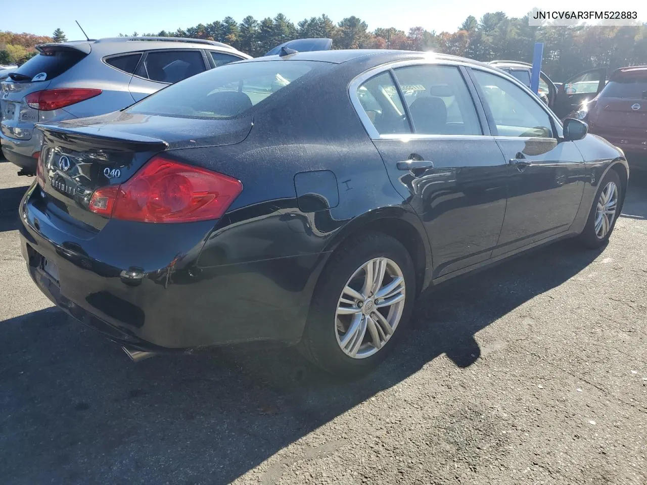 2015 Infiniti Q40 VIN: JN1CV6AR3FM522883 Lot: 77555294