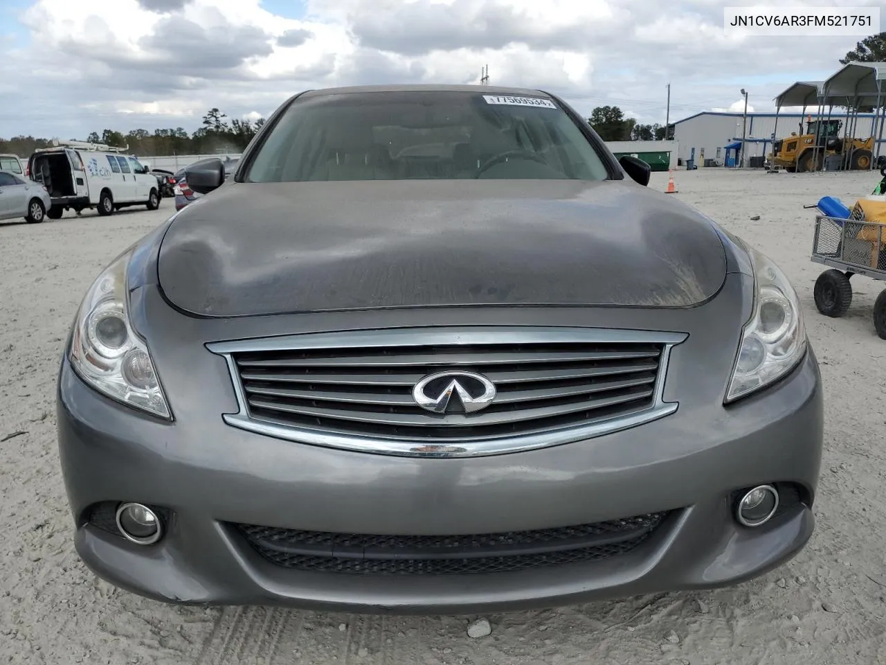 2015 Infiniti Q40 VIN: JN1CV6AR3FM521751 Lot: 77569534