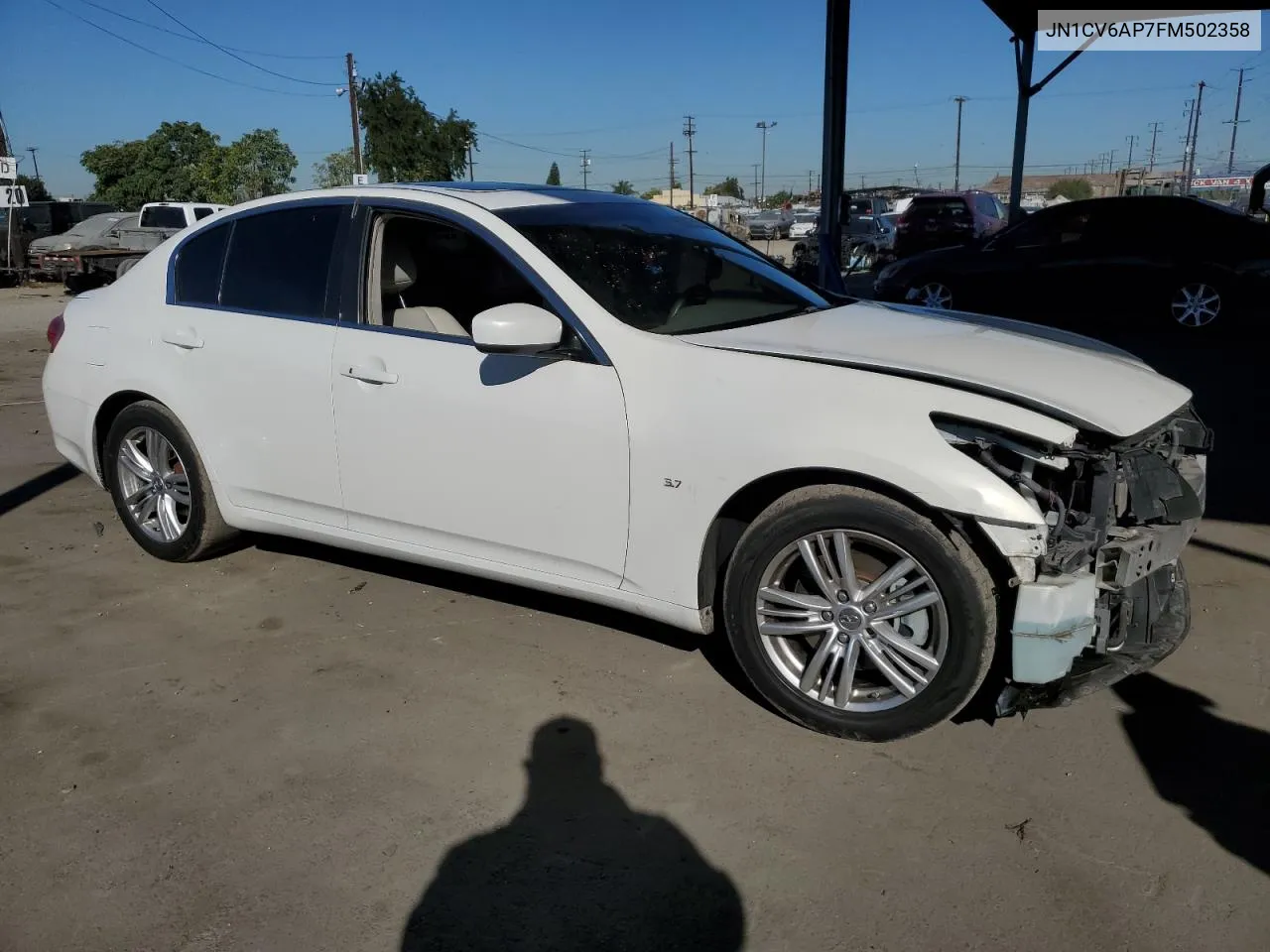 2015 Infiniti Q40 VIN: JN1CV6AP7FM502358 Lot: 79194474