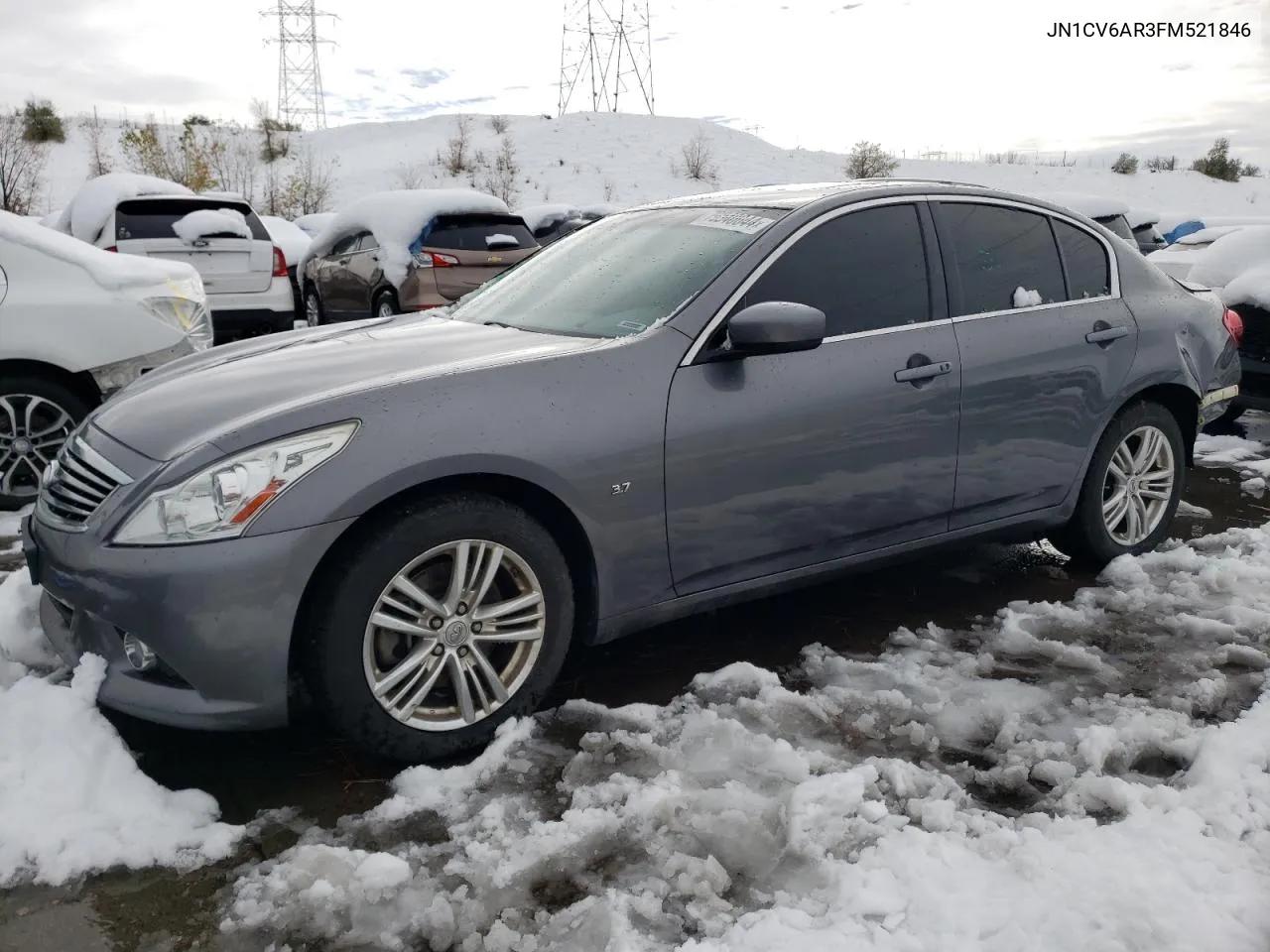 2015 Infiniti Q40 VIN: JN1CV6AR3FM521846 Lot: 79340044