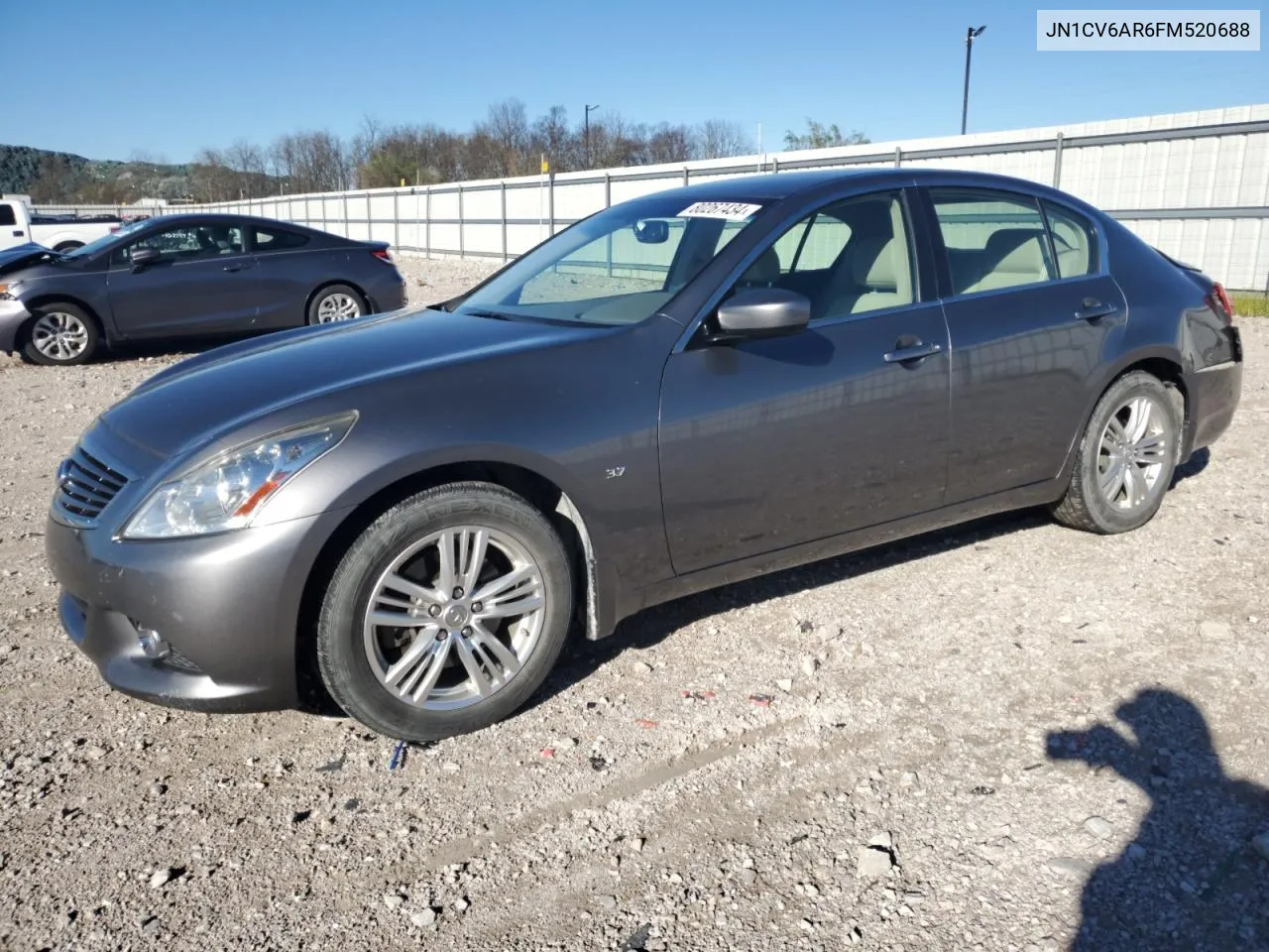 2015 Infiniti Q40 VIN: JN1CV6AR6FM520688 Lot: 80267434