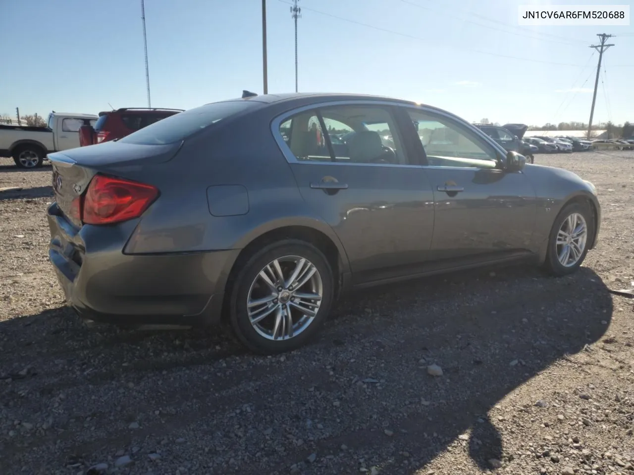 2015 Infiniti Q40 VIN: JN1CV6AR6FM520688 Lot: 80267434