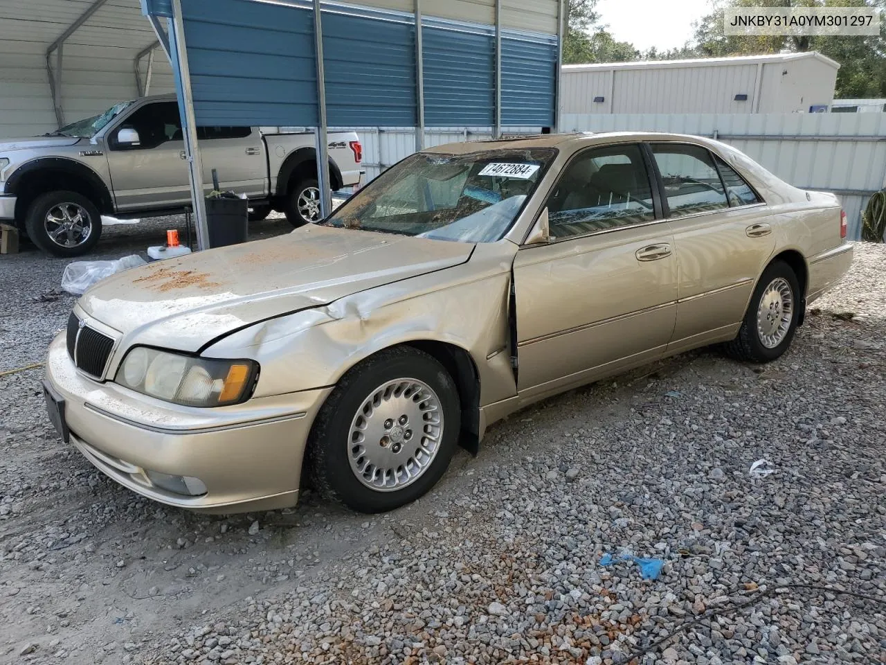 2000 Infiniti Q45 Base VIN: JNKBY31A0YM301297 Lot: 74672884