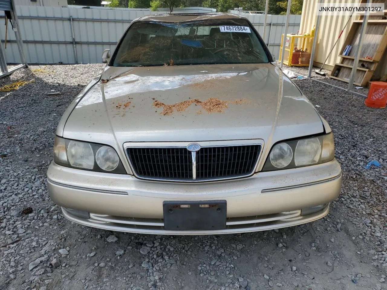 2000 Infiniti Q45 Base VIN: JNKBY31A0YM301297 Lot: 74672884