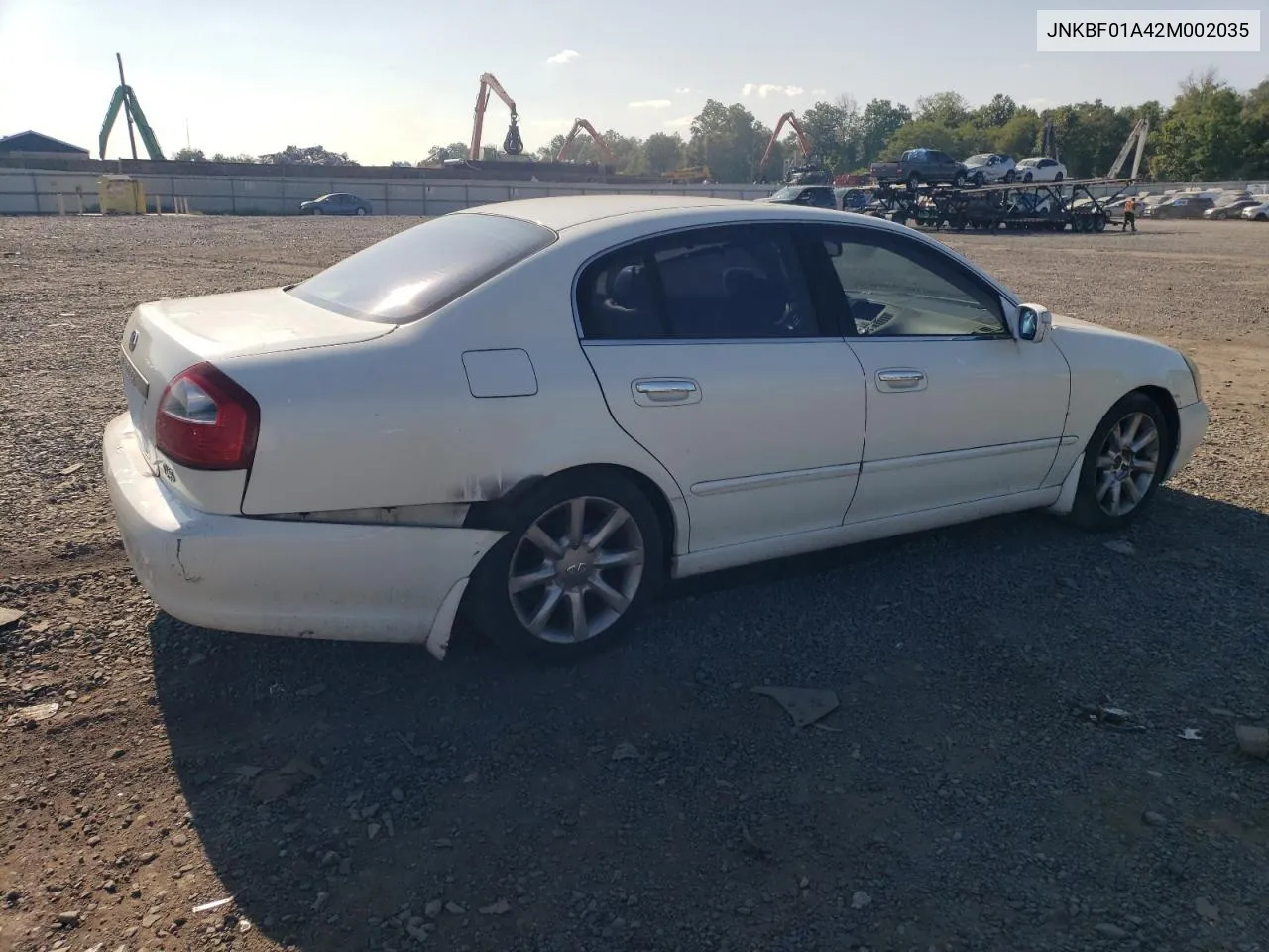 2002 Infiniti Q45 VIN: JNKBF01A42M002035 Lot: 68727644