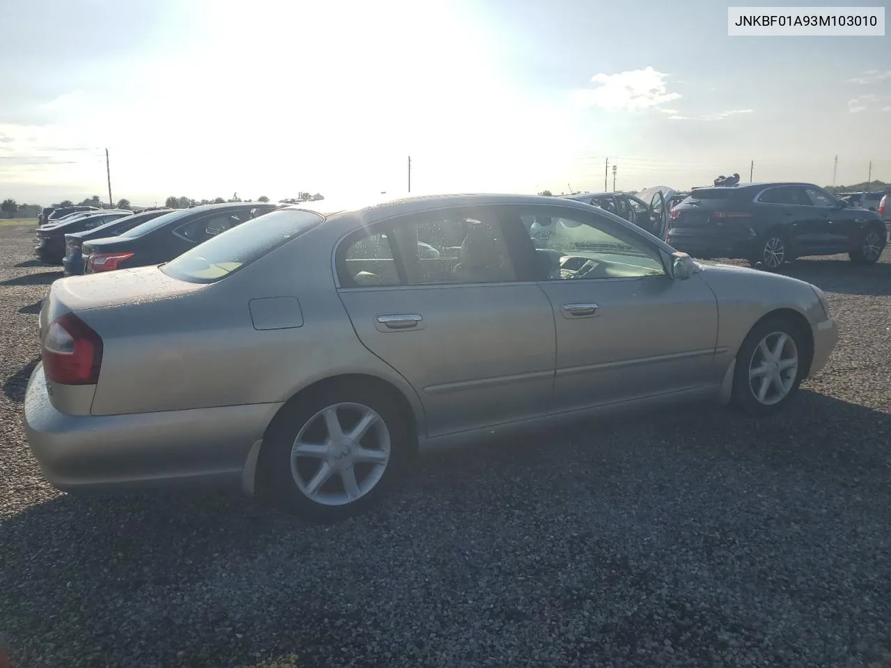 2003 Infiniti Q45 VIN: JNKBF01A93M103010 Lot: 74080224