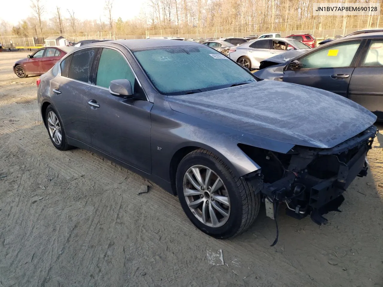 2014 Infiniti Q50 Base VIN: JN1BV7AP8EM690128 Lot: 42200754