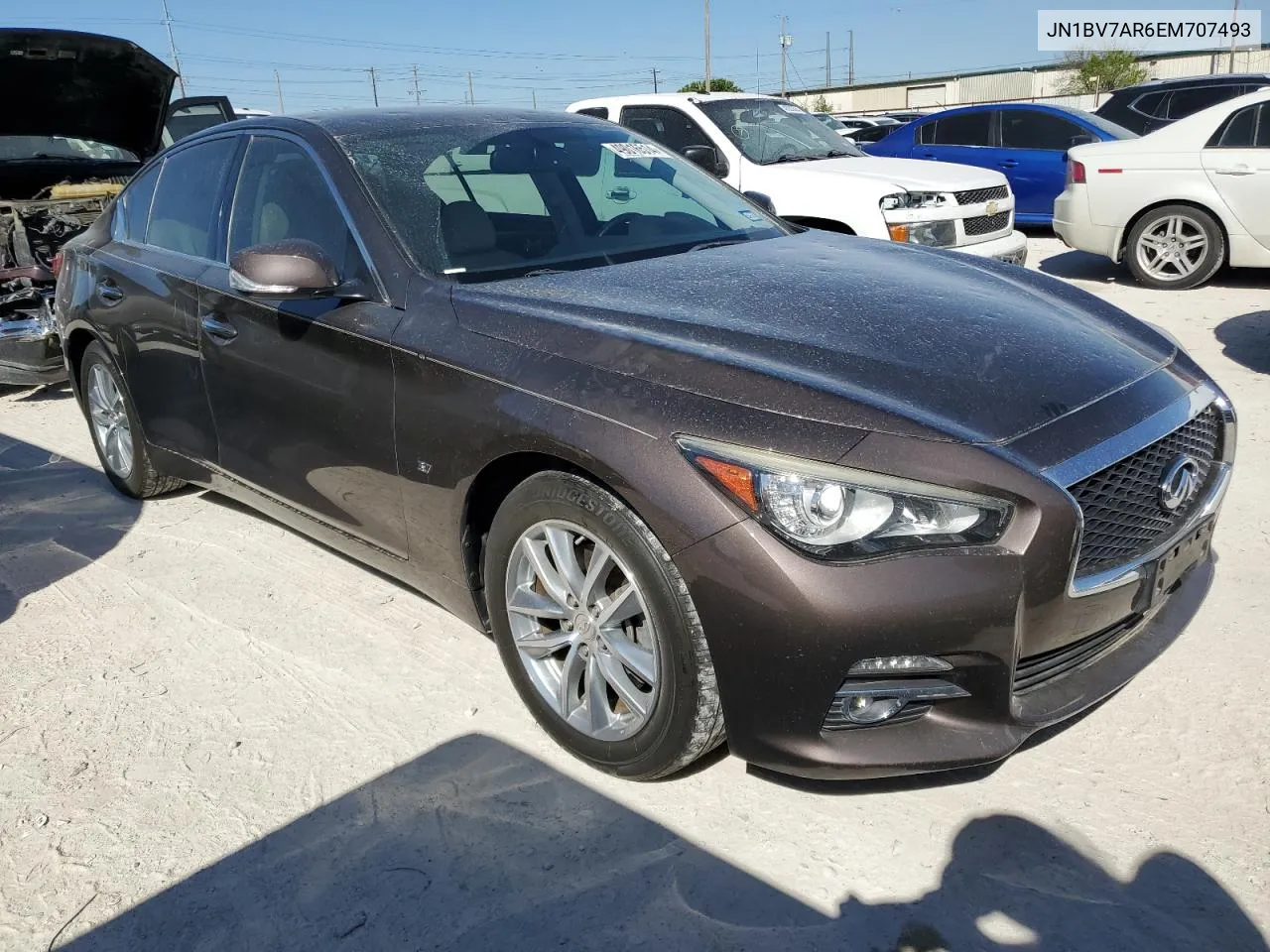 JN1BV7AR6EM707493 2014 Infiniti Q50 Base