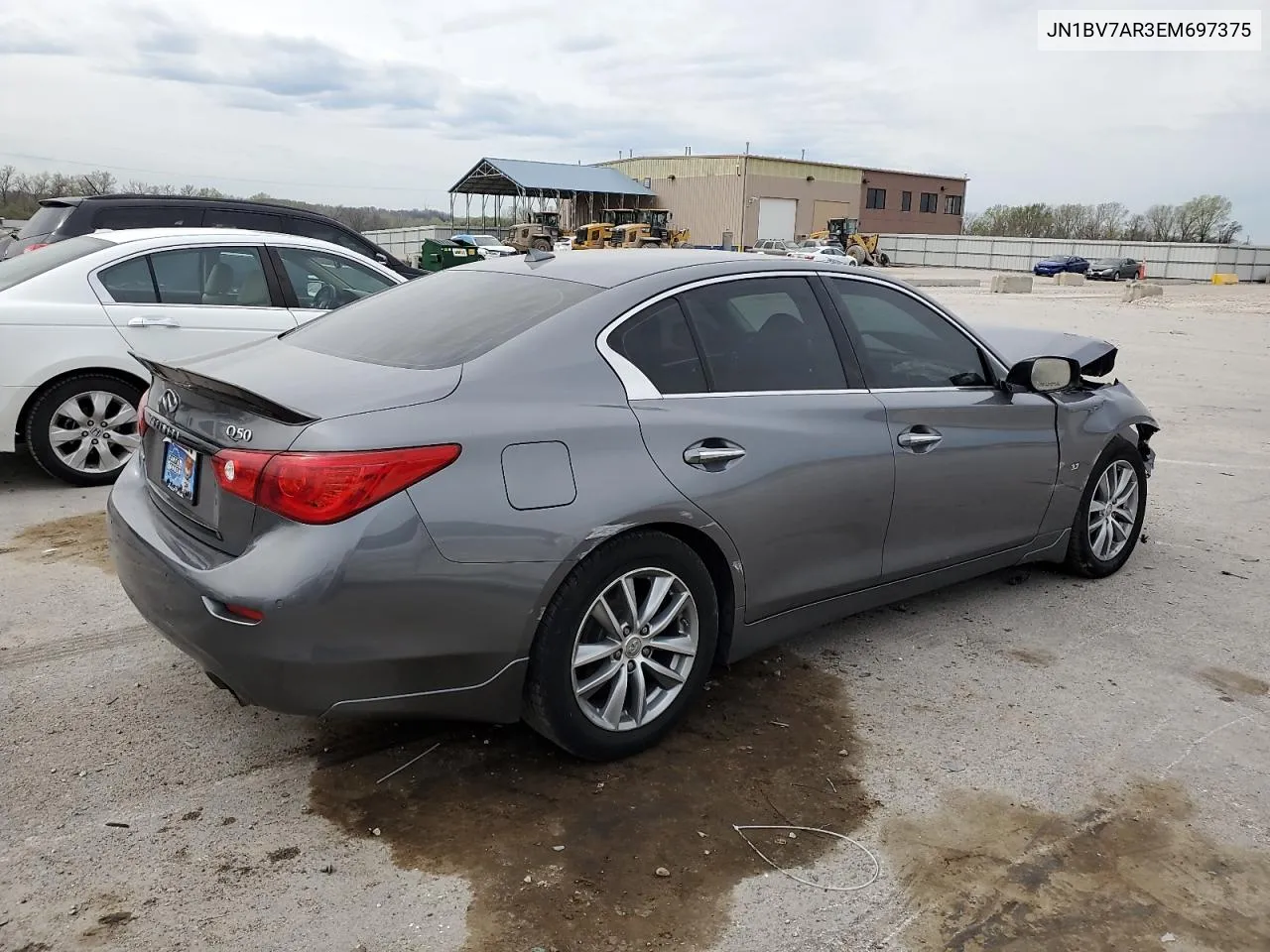 2014 Infiniti Q50 Base VIN: JN1BV7AR3EM697375 Lot: 50468624