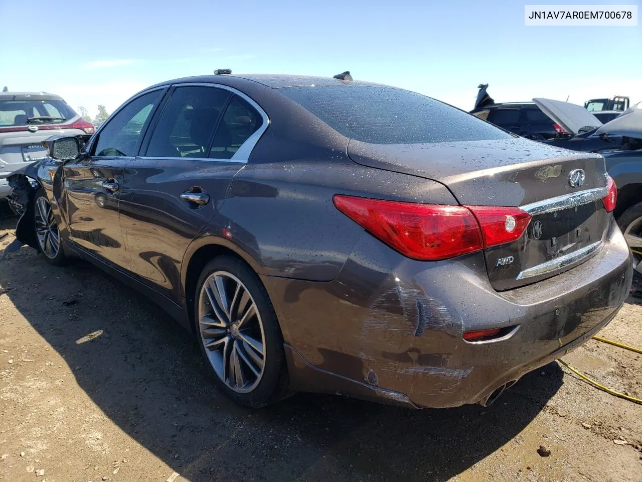 JN1AV7AR0EM700678 2014 Infiniti Q50 Hybrid Premium