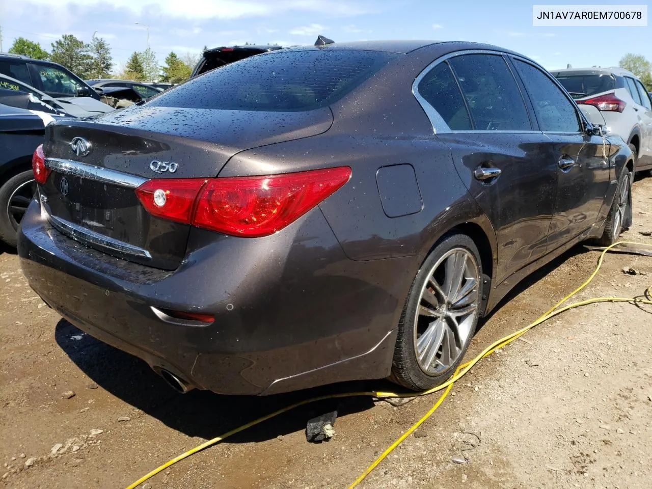 JN1AV7AR0EM700678 2014 Infiniti Q50 Hybrid Premium