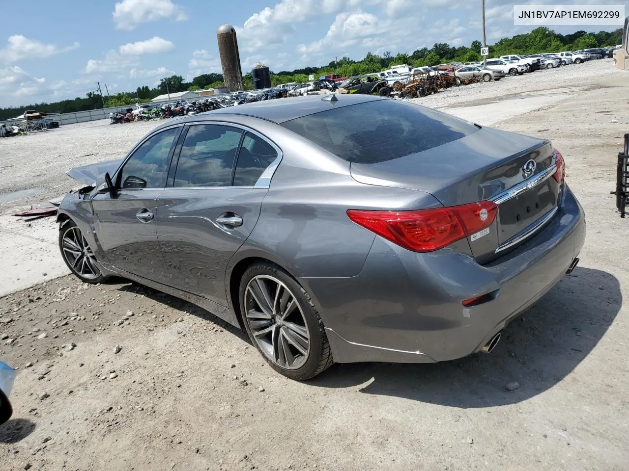 2014 Infiniti Q50 Base VIN: JN1BV7AP1EM692299 Lot: 53663554