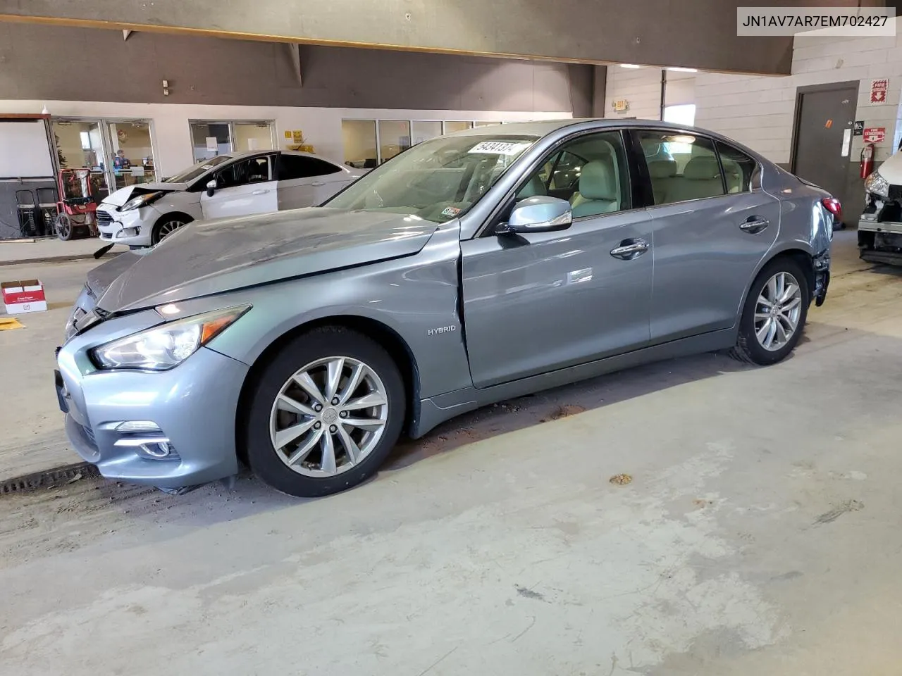 2014 Infiniti Q50 Hybrid Premium VIN: JN1AV7AR7EM702427 Lot: 54341374