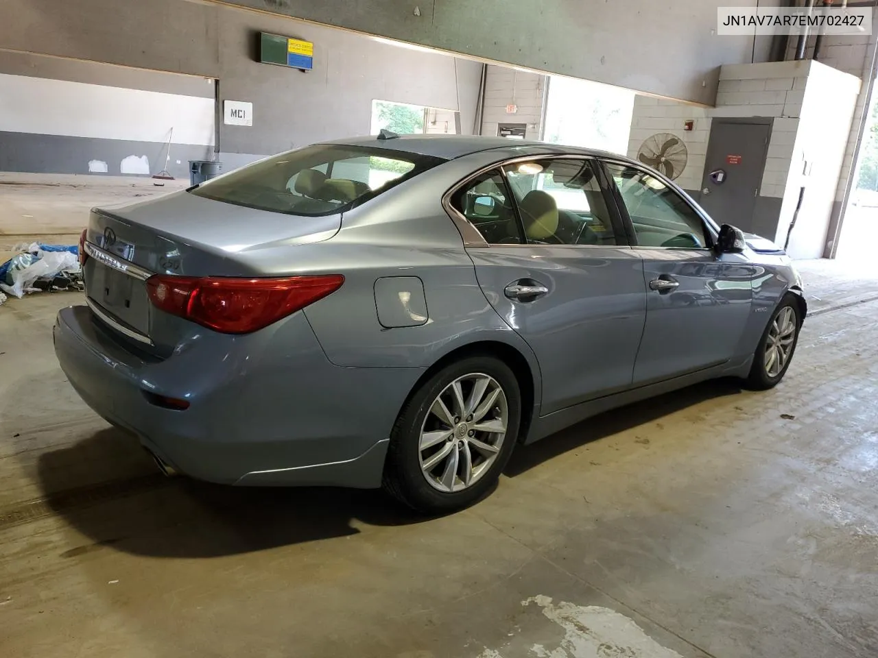 2014 Infiniti Q50 Hybrid Premium VIN: JN1AV7AR7EM702427 Lot: 54341374