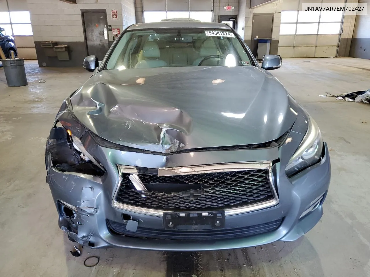 2014 Infiniti Q50 Hybrid Premium VIN: JN1AV7AR7EM702427 Lot: 54341374