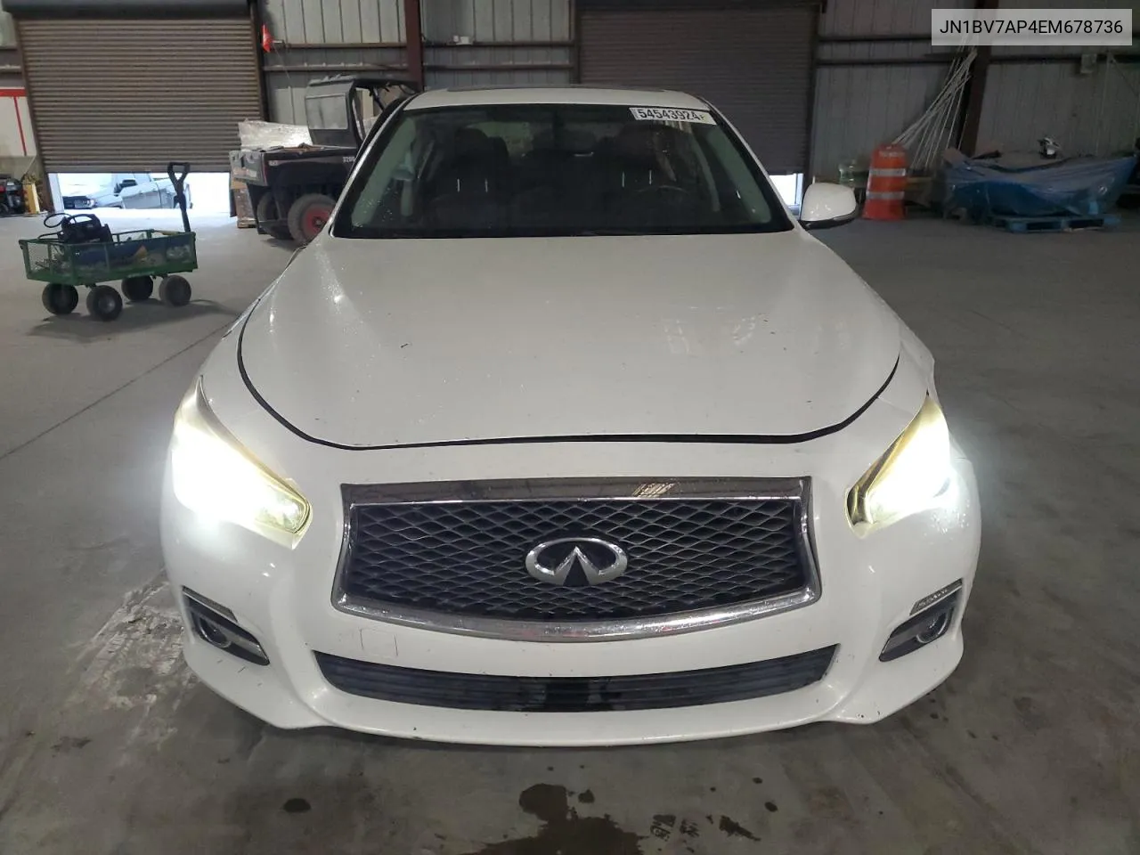 2014 Infiniti Q50 Base VIN: JN1BV7AP4EM678736 Lot: 54543924