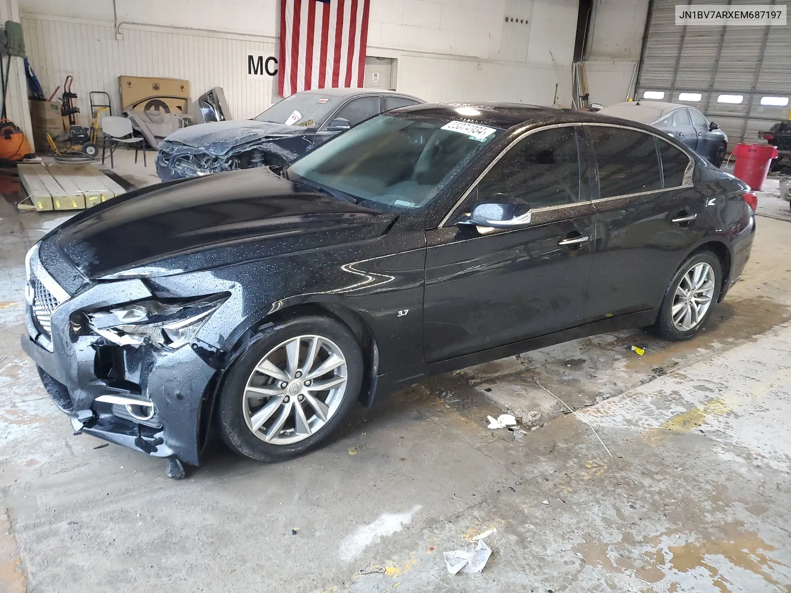 JN1BV7ARXEM687197 2014 Infiniti Q50 Base