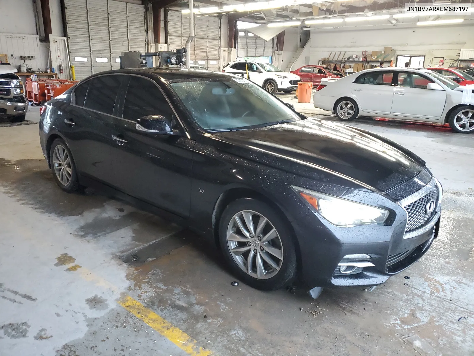 2014 Infiniti Q50 Base VIN: JN1BV7ARXEM687197 Lot: 55074934