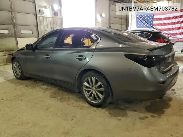 JN1BV7AR4EM703782 2014 Infiniti Q50 Base