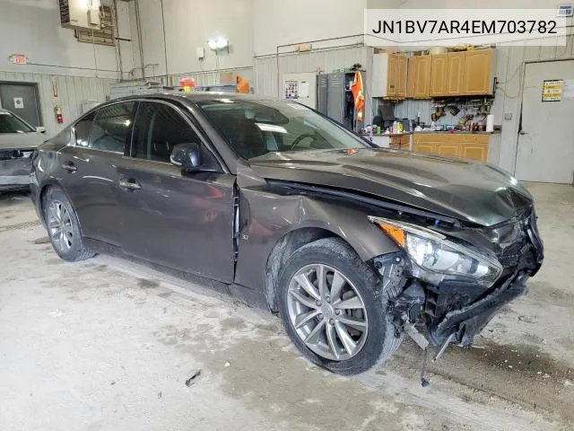 JN1BV7AR4EM703782 2014 Infiniti Q50 Base