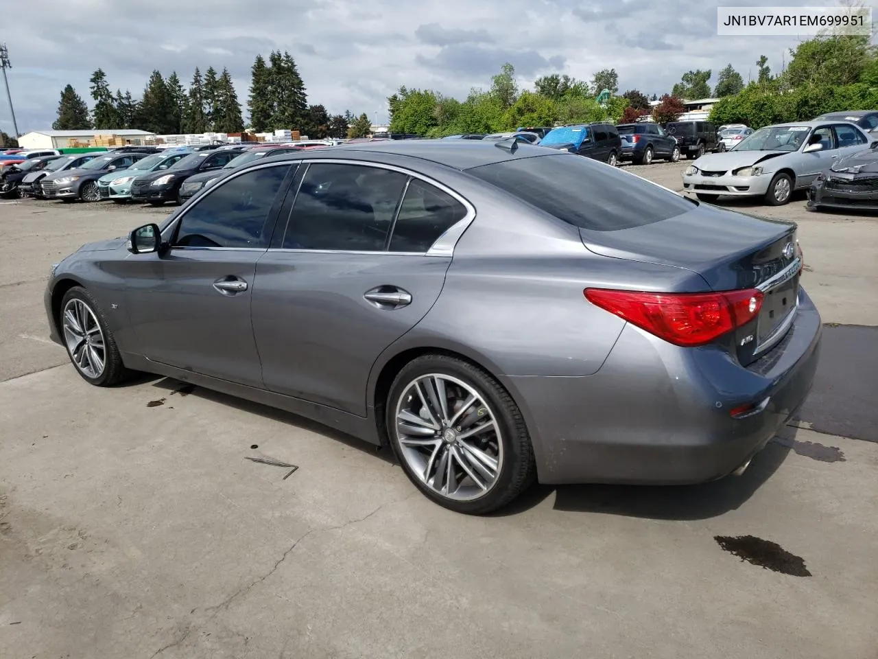 2014 Infiniti Q50 Base VIN: JN1BV7AR1EM699951 Lot: 55878424