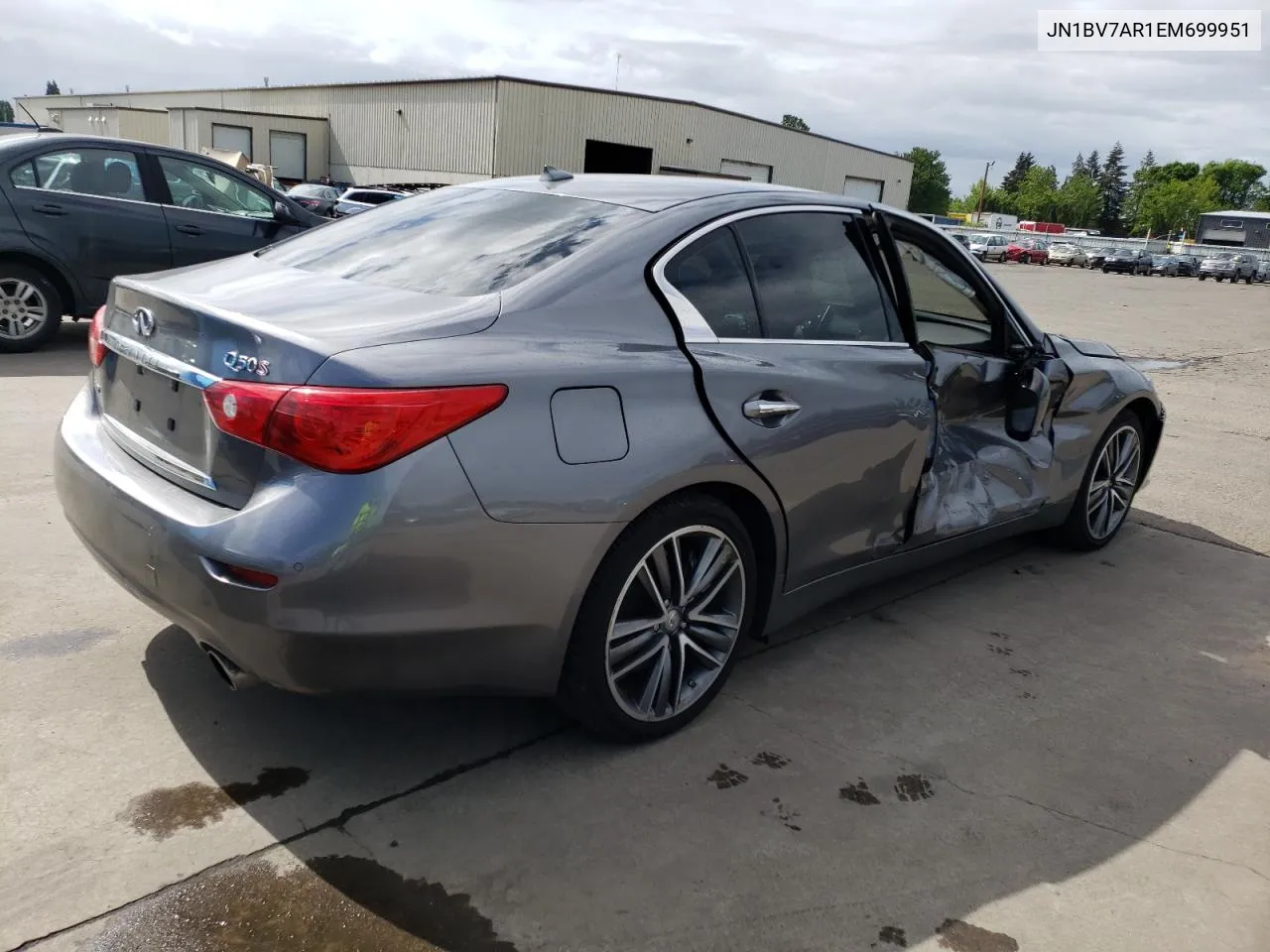 2014 Infiniti Q50 Base VIN: JN1BV7AR1EM699951 Lot: 55878424