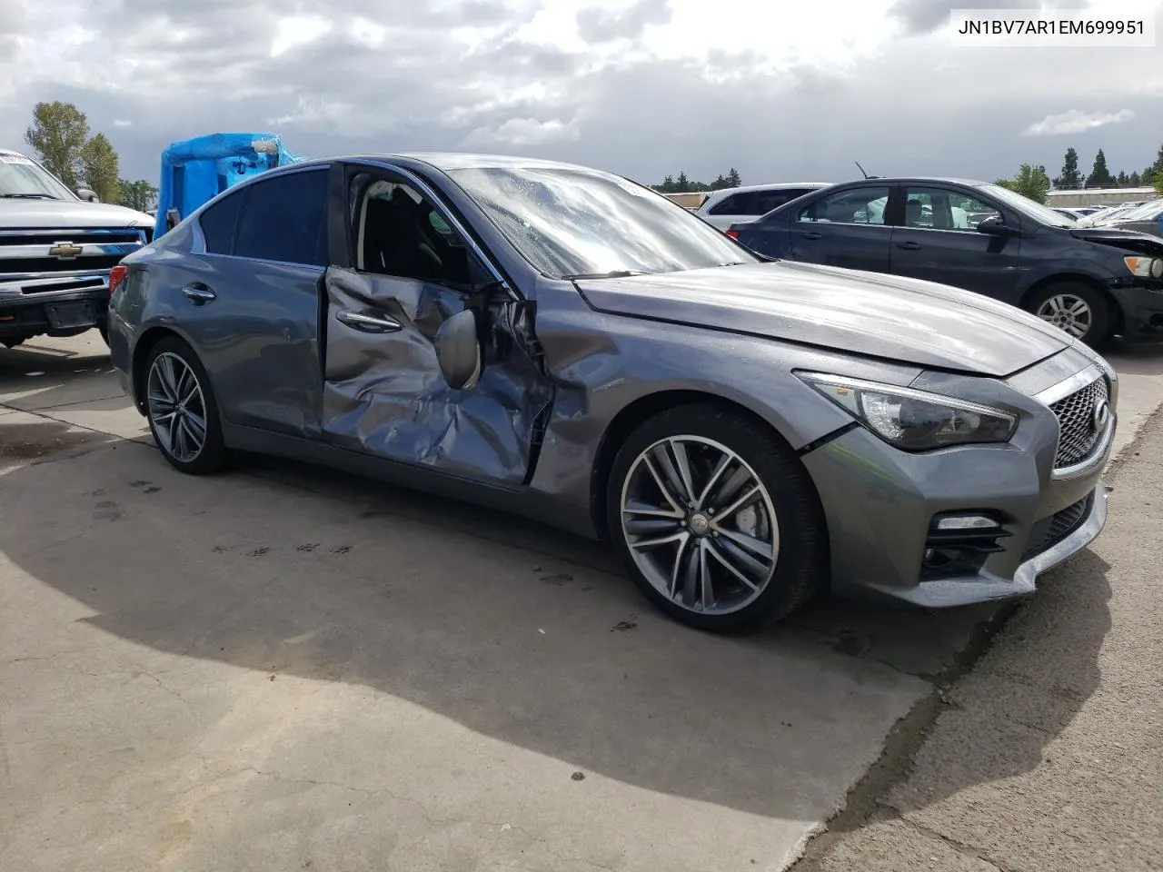 JN1BV7AR1EM699951 2014 Infiniti Q50 Base