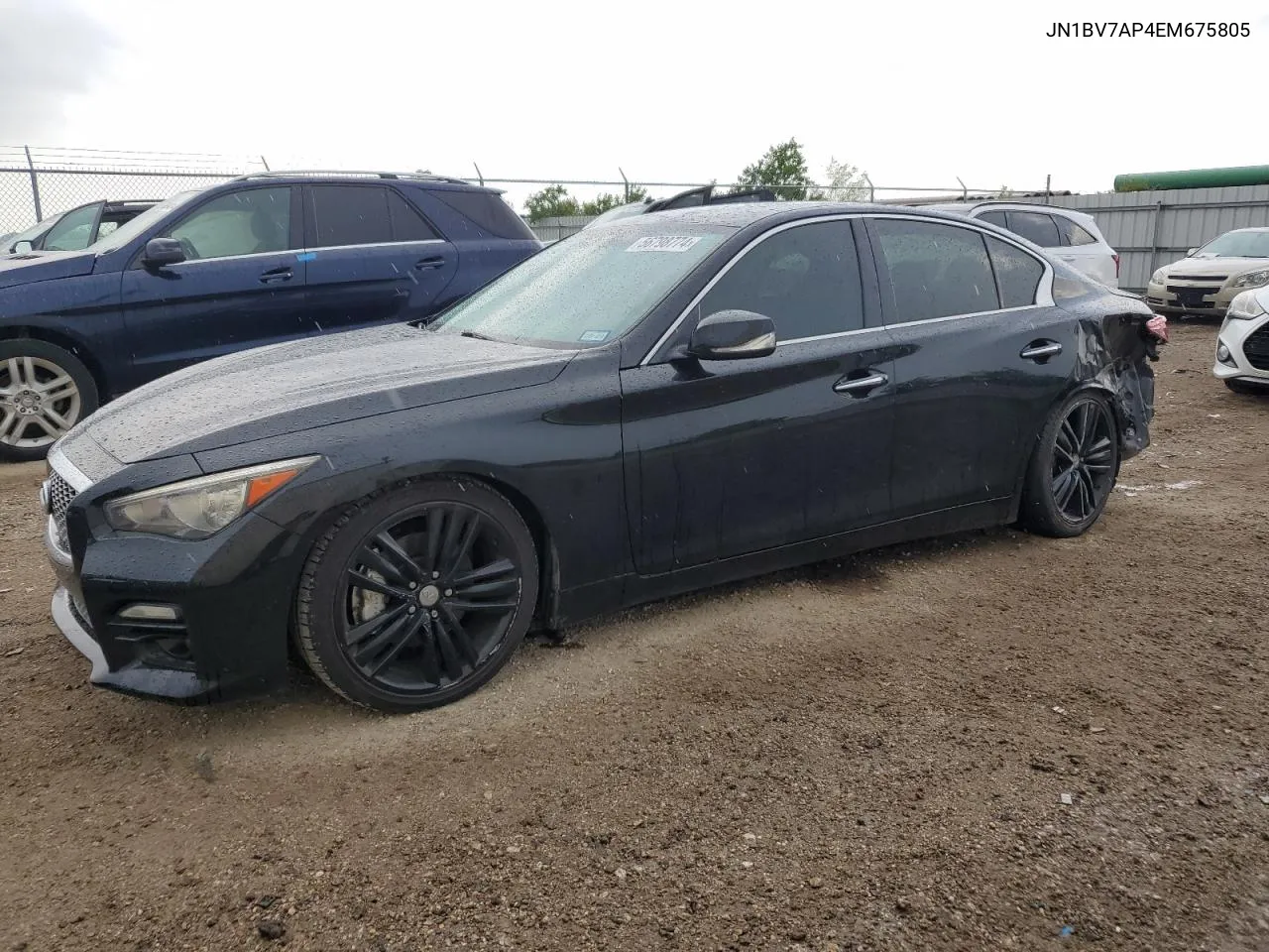 2014 Infiniti Q50 Base VIN: JN1BV7AP4EM675805 Lot: 56798774