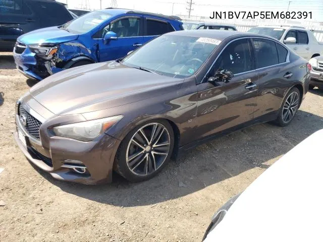 2014 Infiniti Q50 Base VIN: JN1BV7AP5EM682391 Lot: 56827354