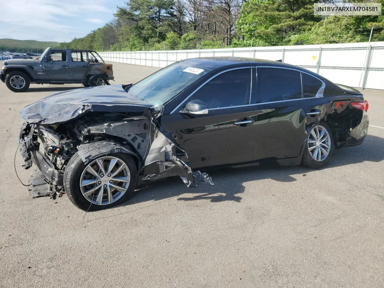 2014 Infiniti Q50 Base VIN: JN1BV7ARXEM704581 Lot: 56905224