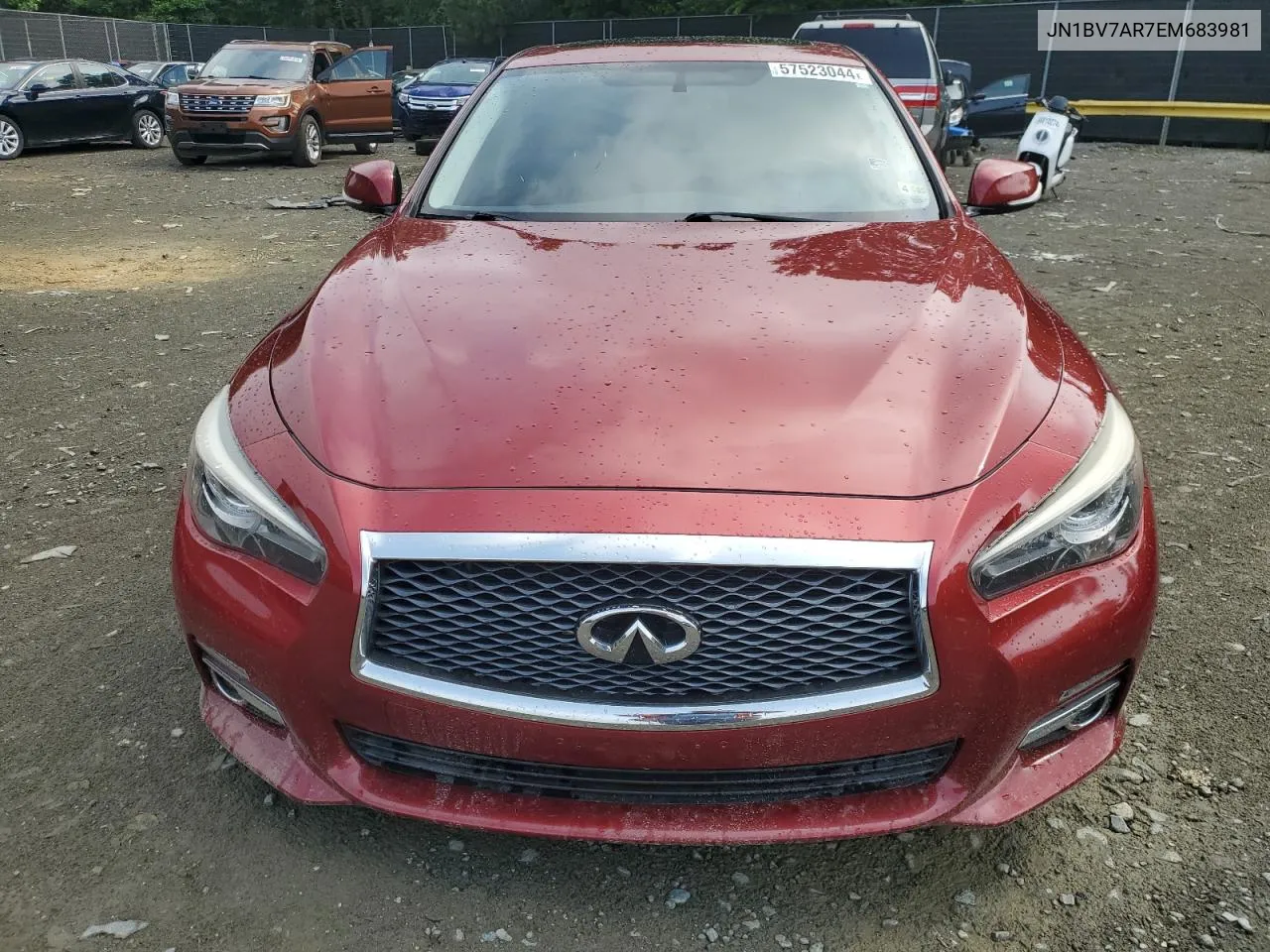 2014 Infiniti Q50 Base VIN: JN1BV7AR7EM683981 Lot: 57523044