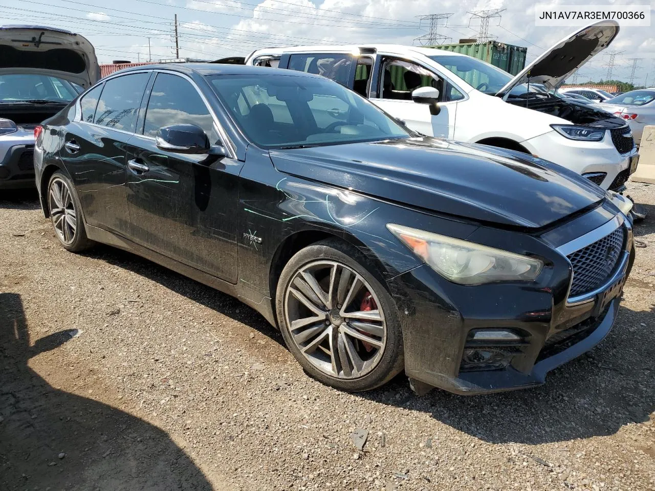 JN1AV7AR3EM700366 2014 Infiniti Q50 Hybrid Premium