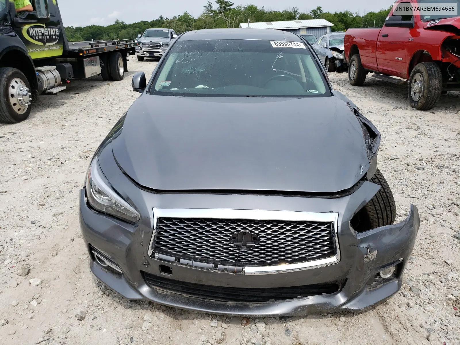 2014 Infiniti Q50 Base VIN: JN1BV7AR3EM694556 Lot: 63590744