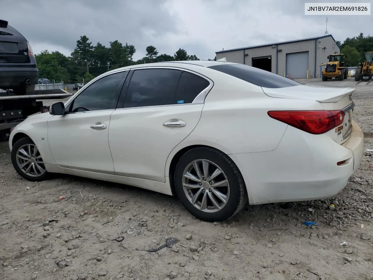 2014 Infiniti Q50 Base VIN: JN1BV7AR2EM691826 Lot: 63761734