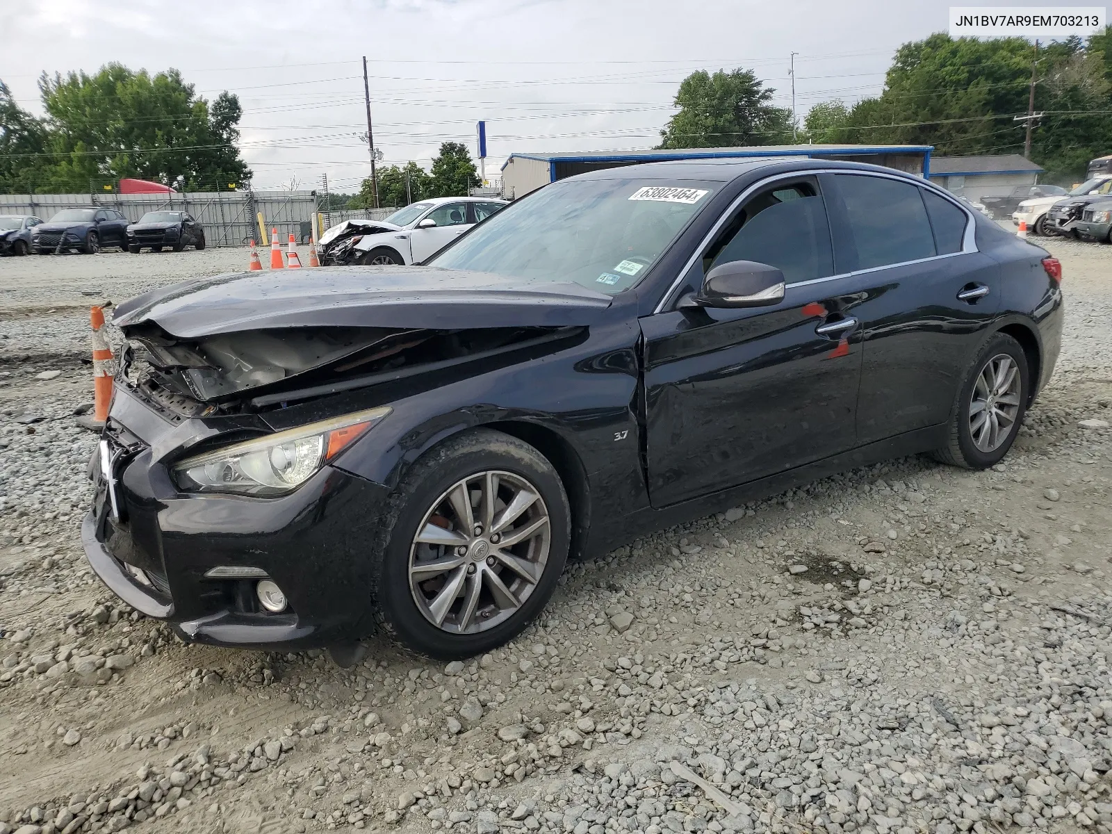 2014 Infiniti Q50 Base VIN: JN1BV7AR9EM703213 Lot: 63802464